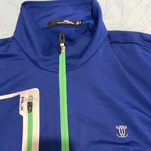RLX Blue and Green Zip-Up Jacket